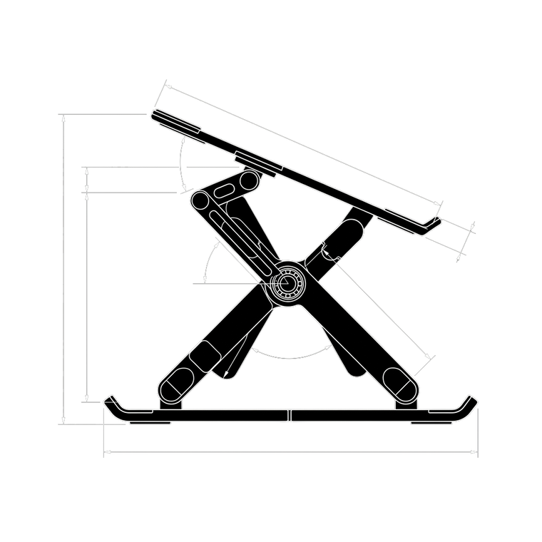AERIS X — exploded side view