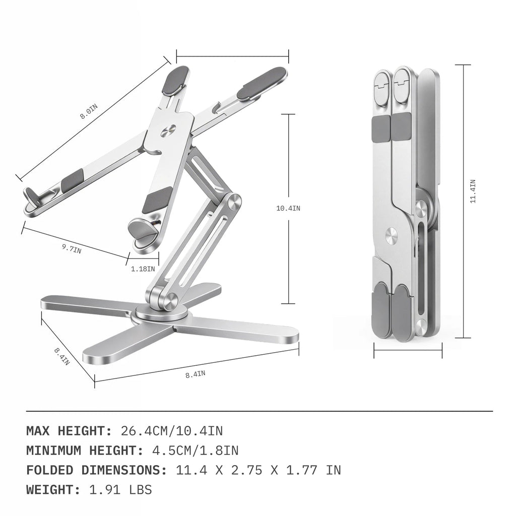 AEROStand Z 2.0 — Portable Foldable Laptop Stand