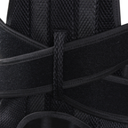 Close-up of AEROBelt Posture Pro breathable mesh panel and strap junction